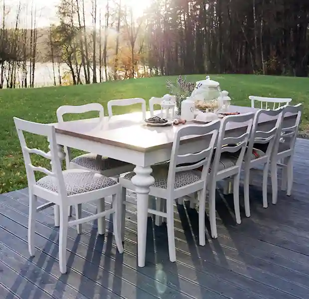 Stół drewniany dębowy rozkładany MILONI DECO, Kategorie: stoły dębowe, stoły rozkładane, stoły do kuchni, stoły do jadalni