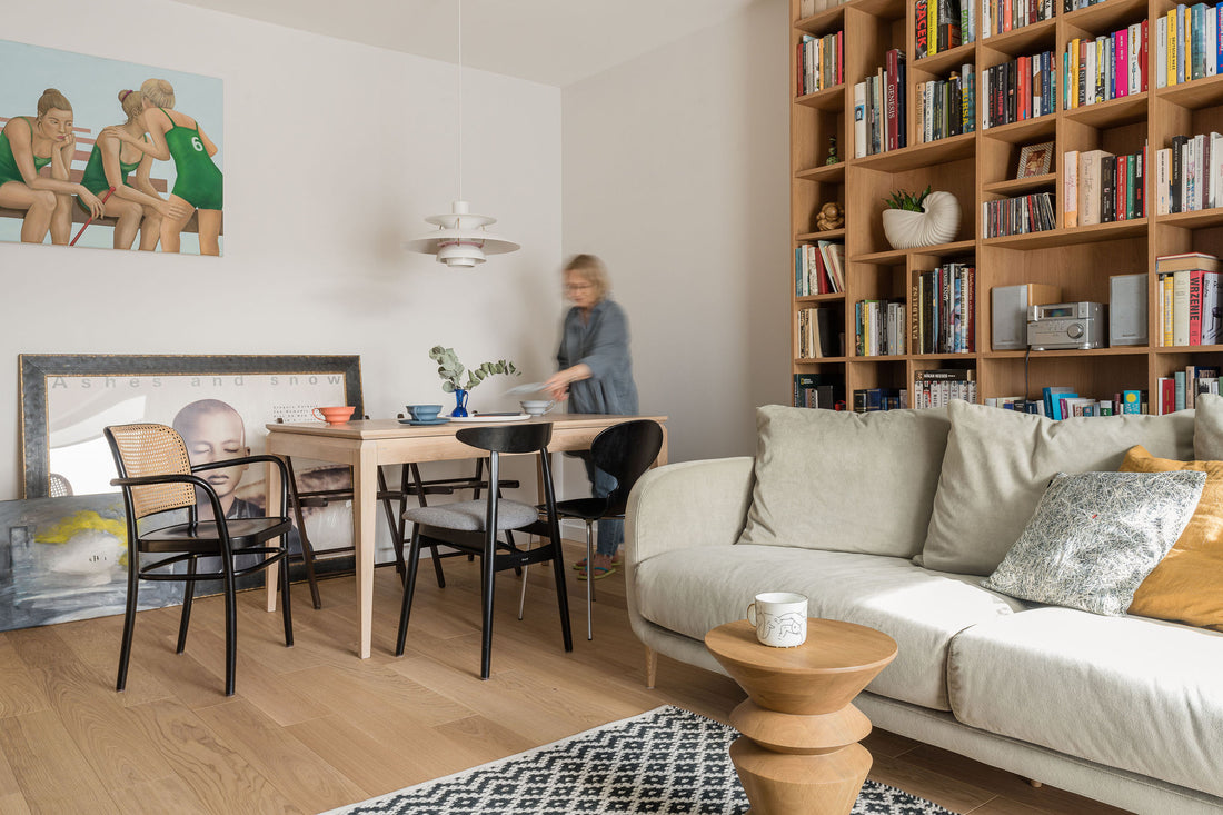 Nowoczesne mieszkanie z nutką orientu pełne sztuki i wysmakowanego polskiego wzornictwa