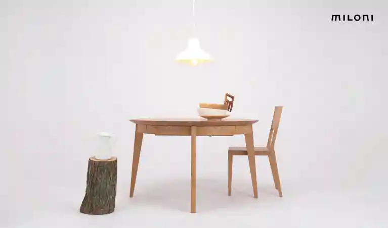 System rozkładania okrągłego stołu drewnianego FOX